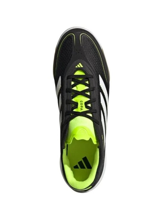 adidas Copa Court Size 11.5 Mens Indoor Soccer Shoes Black Lime White JR2837 NEW main image 8